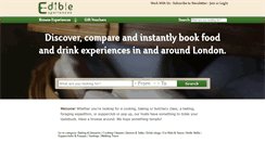 Desktop Screenshot of edibleexperiences.com