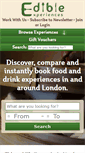 Mobile Screenshot of edibleexperiences.com